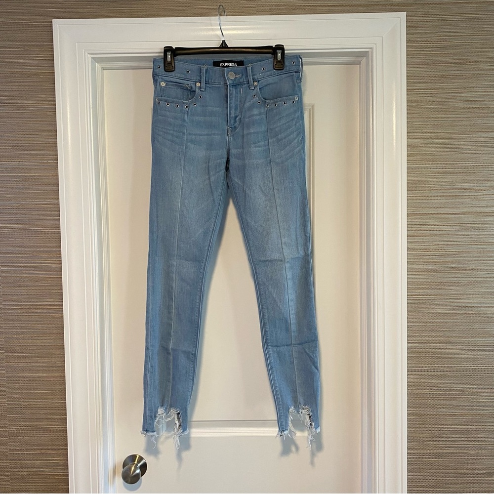 2 Long Express Mid Rise Ankle Legging Skinny Jean *2 Long*